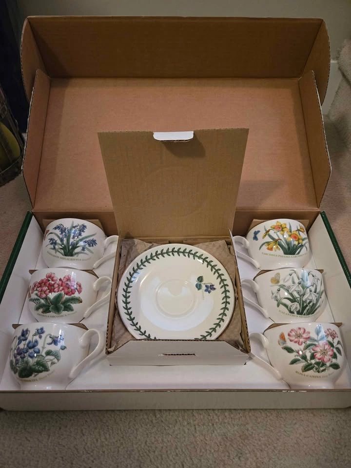 Portmeirion Botanic Garden Flowers of the Month 6 Tea Cup & Sauc - photo 2