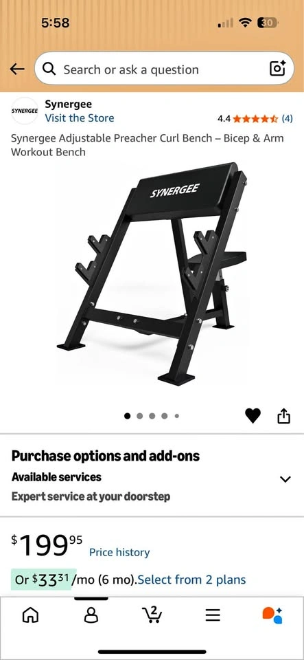 Preacher Curl Bench