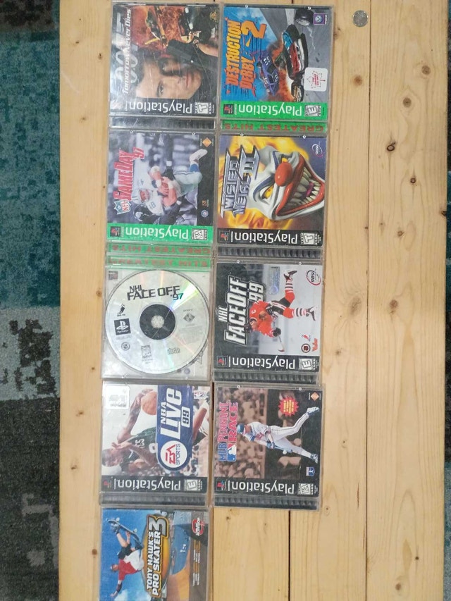 PlayStation 1 Games (contact for price)