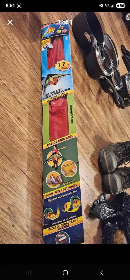 Eolo Pop-Up Stunt Kite 1.7m