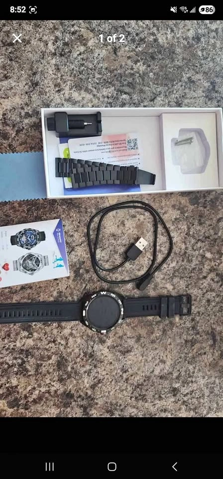 Smart Watch with Interchangeable Bands