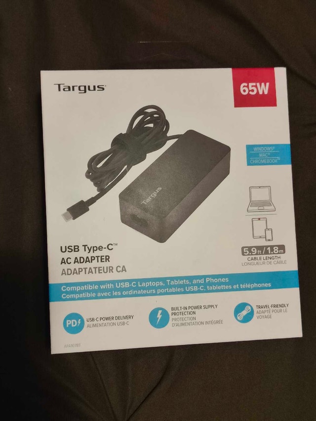 Targus USB Type-C 65W AC Adapter