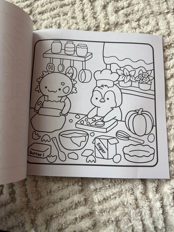 Cozy village colouring book - photo 2