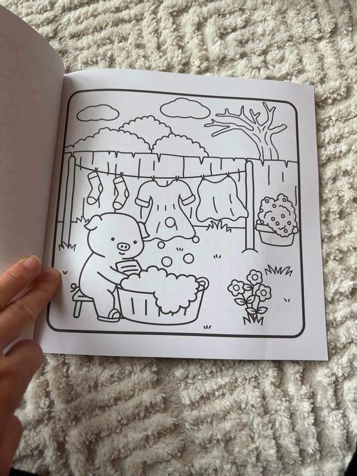 Cozy village colouring book - photo 3