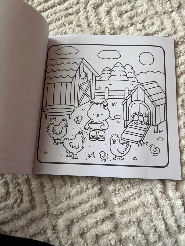 Cozy village colouring book - photo 4