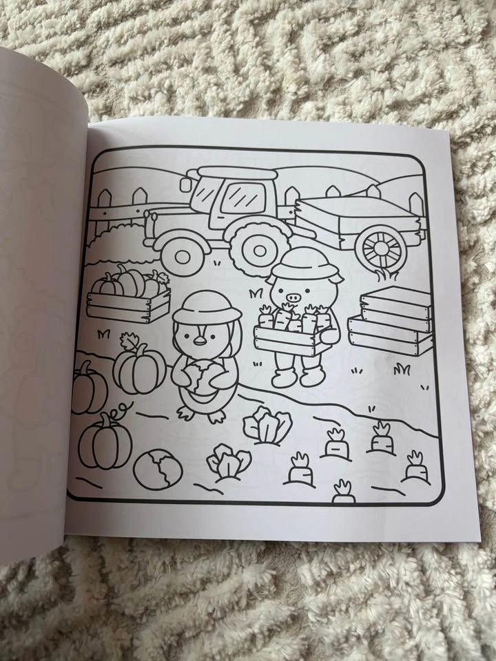 Cozy village colouring book - photo 5