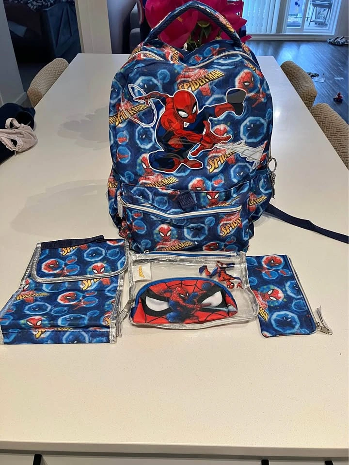 Spiderman 6-Piece Backpack Set