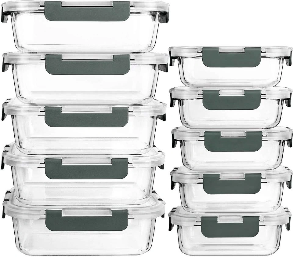 10 Glass Meal Prep Containers