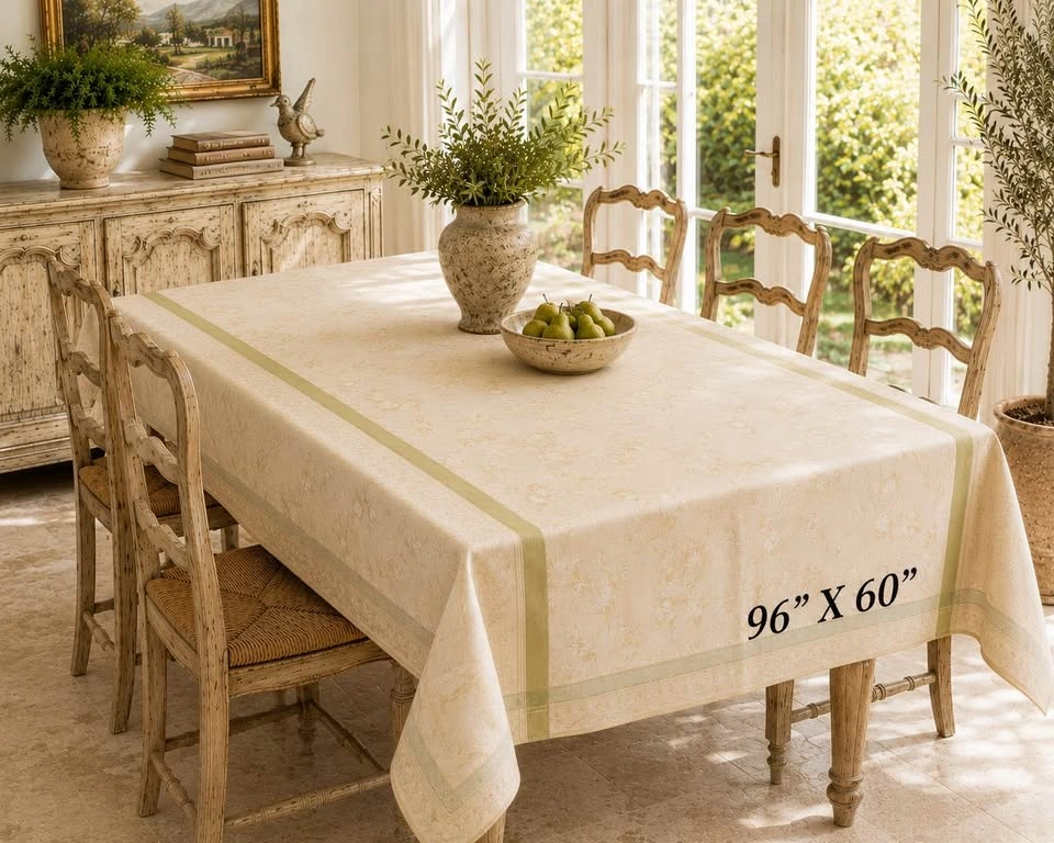 Table Cloth 100% Cotton French Provencal 96” x 60” - photo 3
