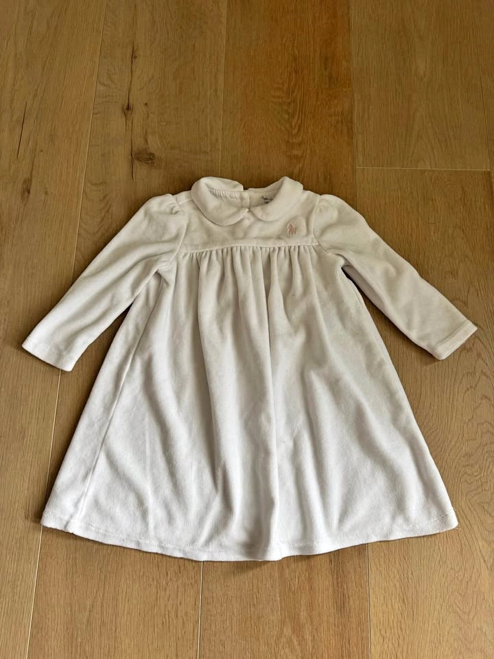 Ralph Lauren Baby Girl Velour Dress 12M