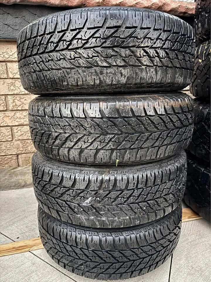 195/60/R15 Goodyear M+S Tires with Steel Rims (Set of 4)