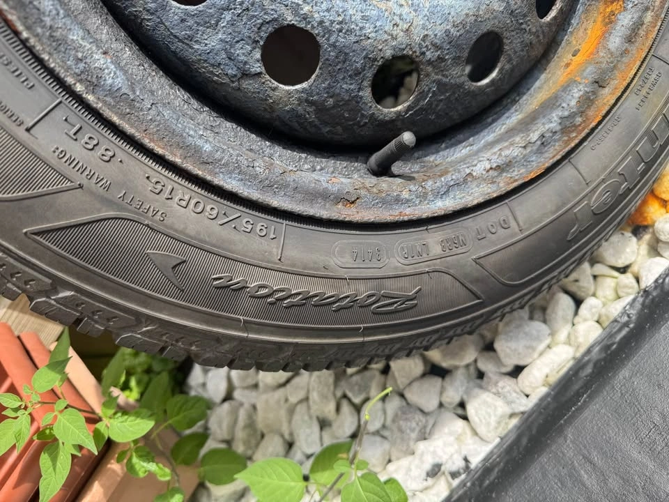 195/60/R15 Goodyear M+S Tires with Steel Rims (Set of 4) - photo 5