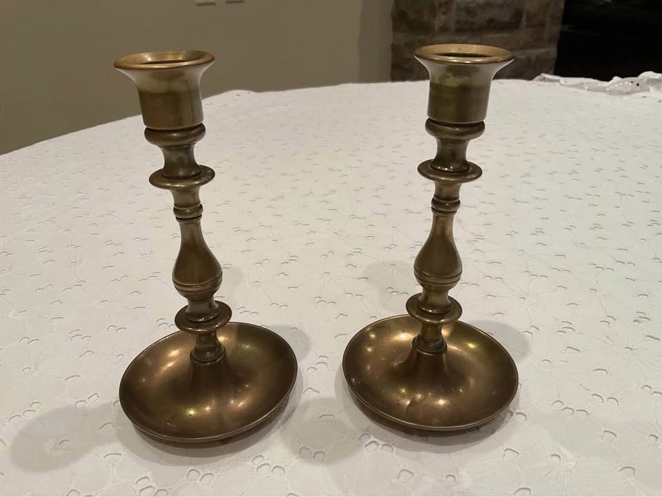 Candlesticks Brass Vintage PAIR - photo 4