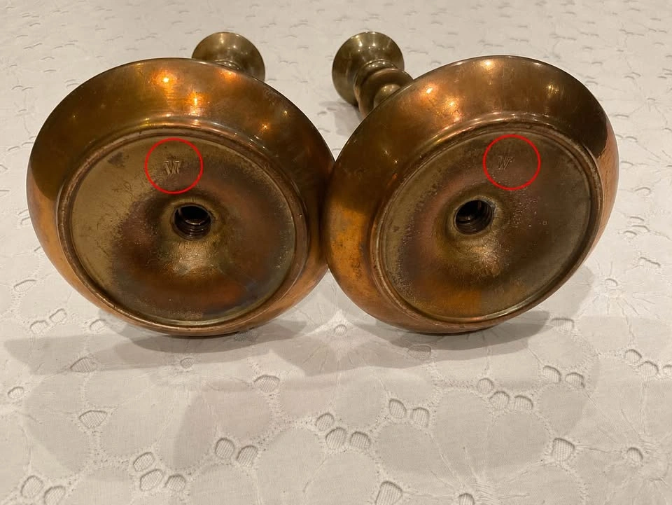 Candlesticks Brass Vintage PAIR - photo 5