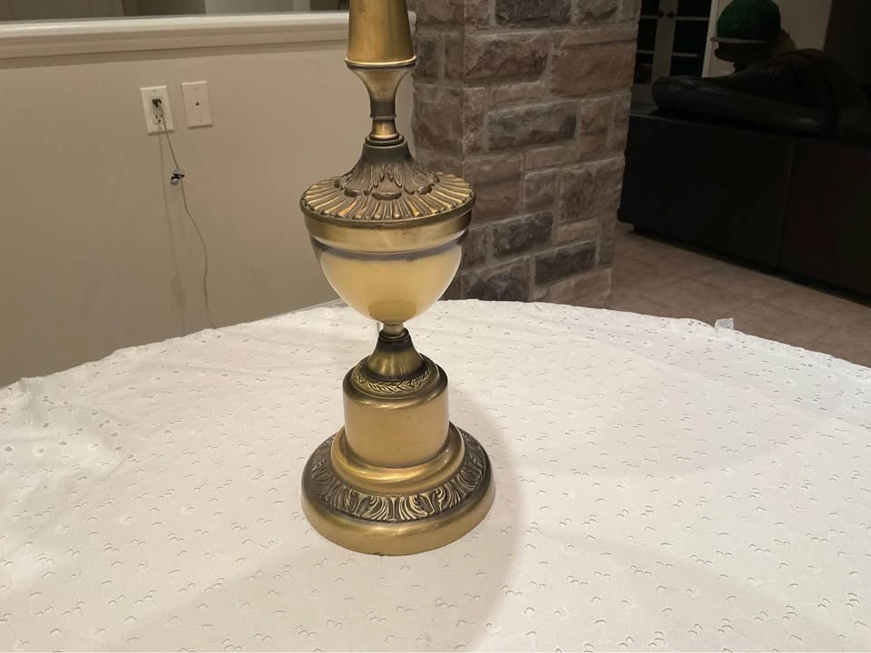 Table Lamp Vintage STIFFEL Hollywood Regency - photo 4