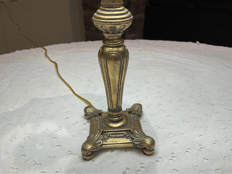 Table Lamp Ornate Hollywood Regency - photo 4