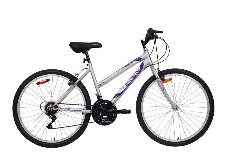 Supercycle 1800 Youth Rigid Mountain Bike silver/purple image indicator(2)