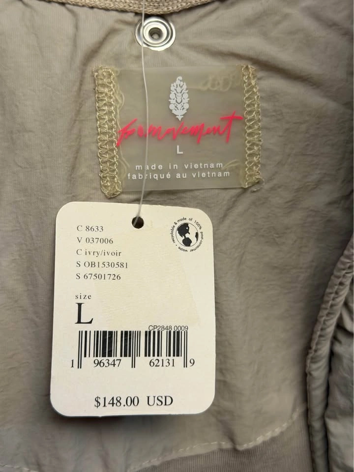 Free People Movement Hit The Slopes Mixed Media Vest Size L - photo 4