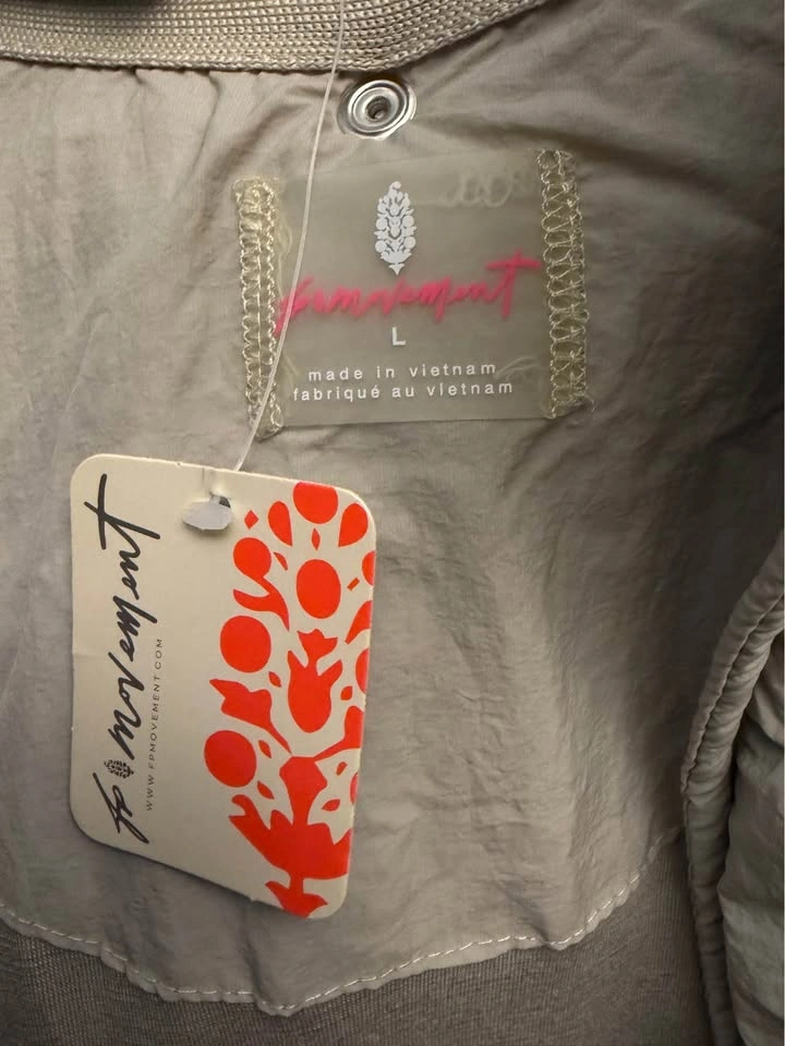 Free People Movement Hit The Slopes Mixed Media Vest Size L - photo 5