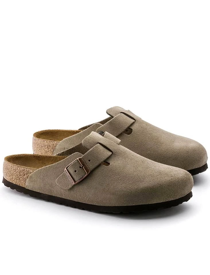 NEW Birkenstock Boston Clogs Suede Soft Footbed