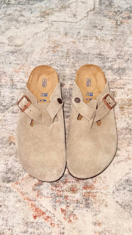 NEW Birkenstock Boston Clogs Suede Soft Footbed - photo 5