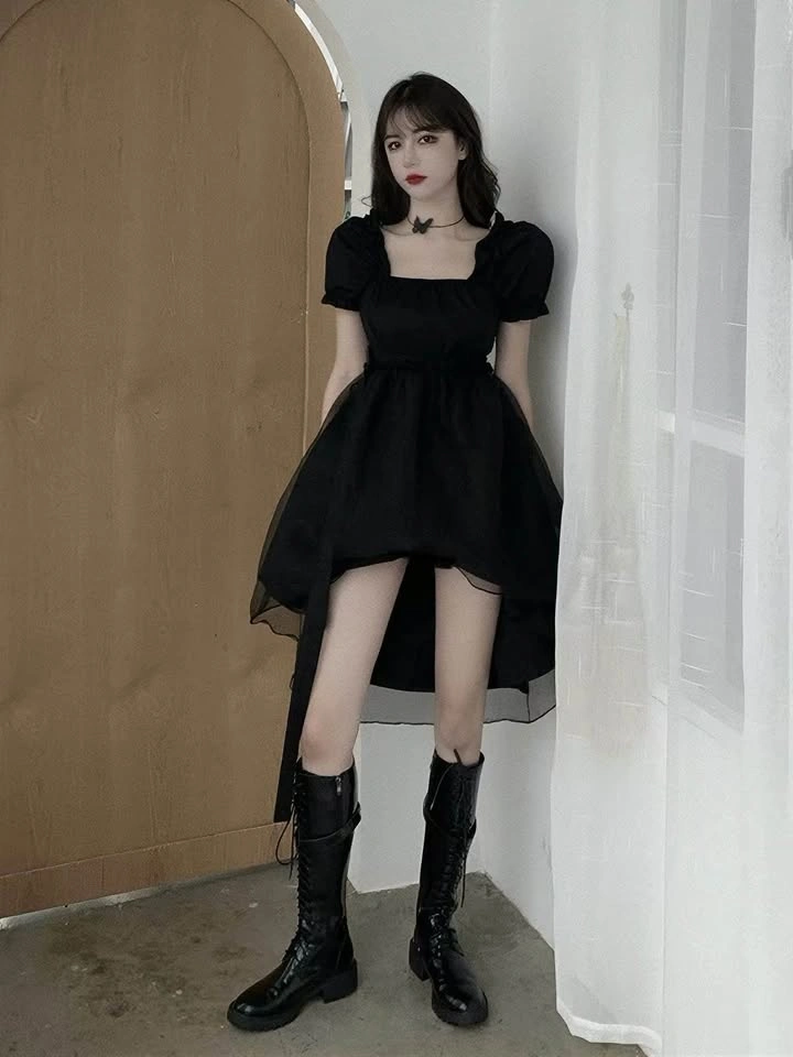 Black Cute Dress - photo 3
