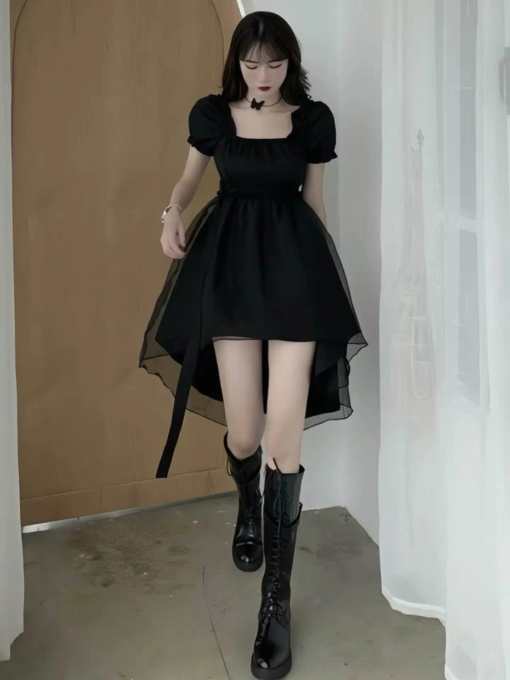 Black Cute Dress - photo 4