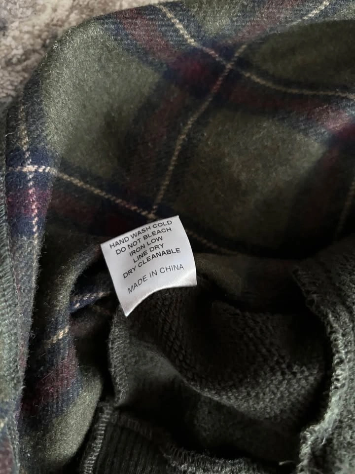 Menace Split Plaid Zip Up Hoodie - photo 5