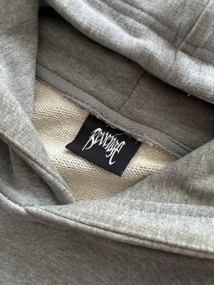 Revenge X Playboy Embroidered Grey Hoodie - photo 4