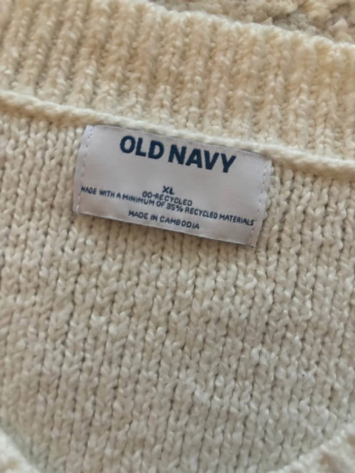 Oversized Old navy white vest - photo 4