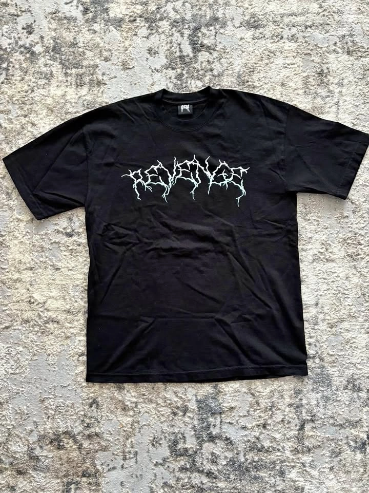 EXCLUSIVE REVENGE GRADIENT LIGHTNING TEE BLACK