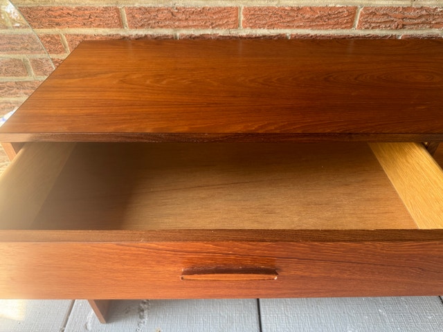 MCM Teak 6 drawer dresser - photo 4