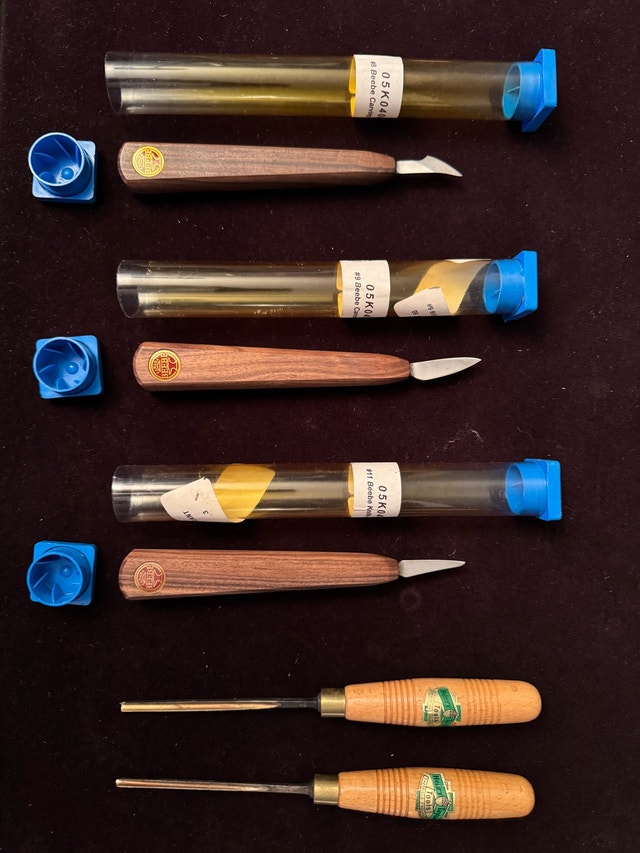 Beebe and Henry Taylor Carving Tools