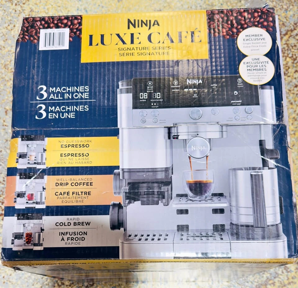 Ninja Luxe Café Signature Series 3-in-1 Coffee Machine