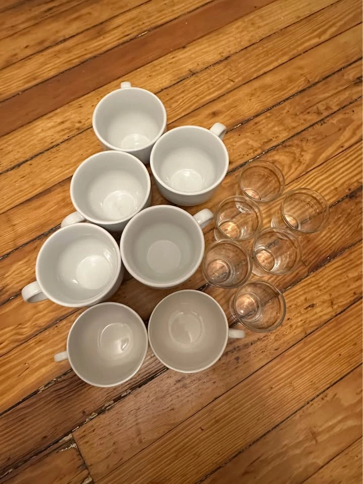 Drinkware Starter Kit - 7 Ceramic Mugs and 6 Tea Glasses - photo 3