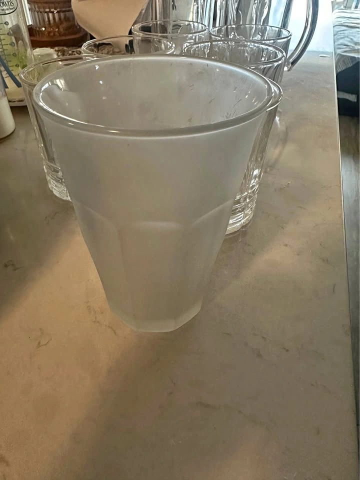 Moving sale: 2 drink or shake glasses ($2 each)