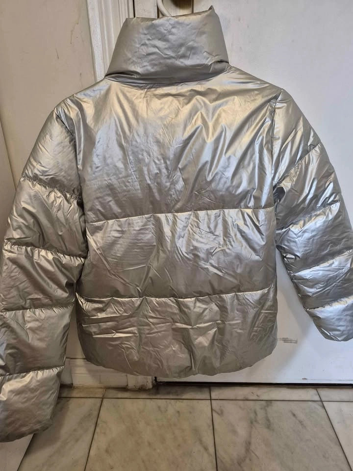 Suzy Shier Silver winter Puffer Jacket size xs - photo 2