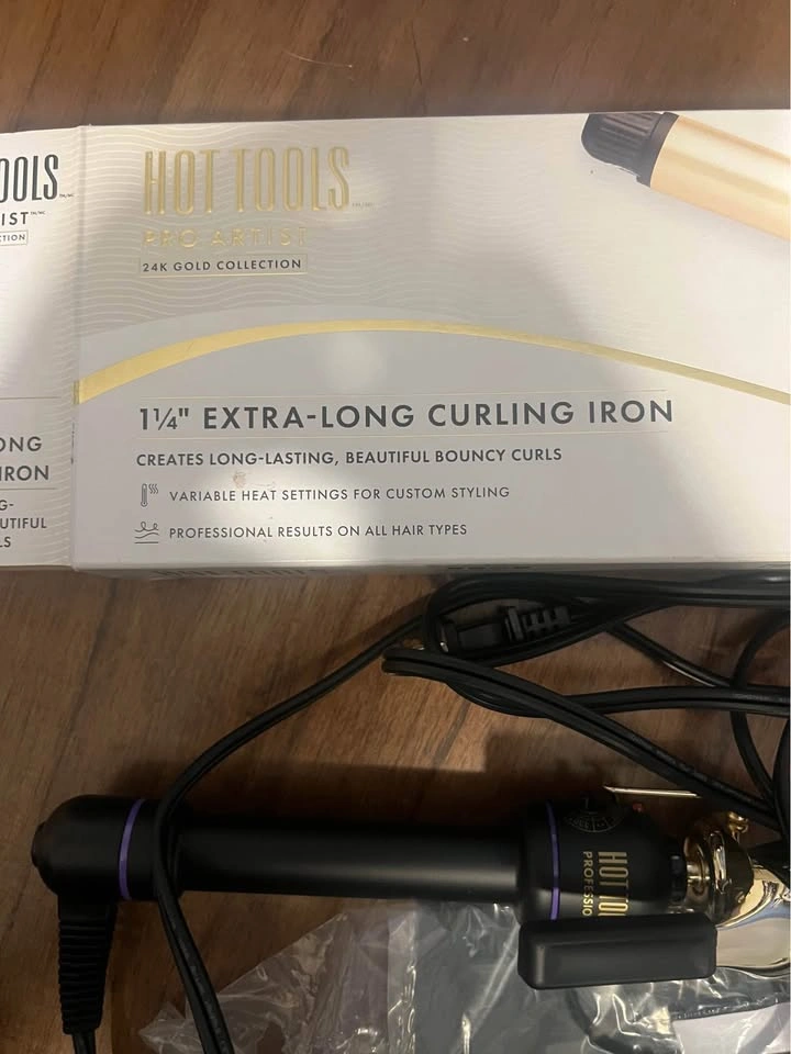 HOT TOOLS Pro Artist 24K Gold Curling Iron (1-1/4 in) - photo 2