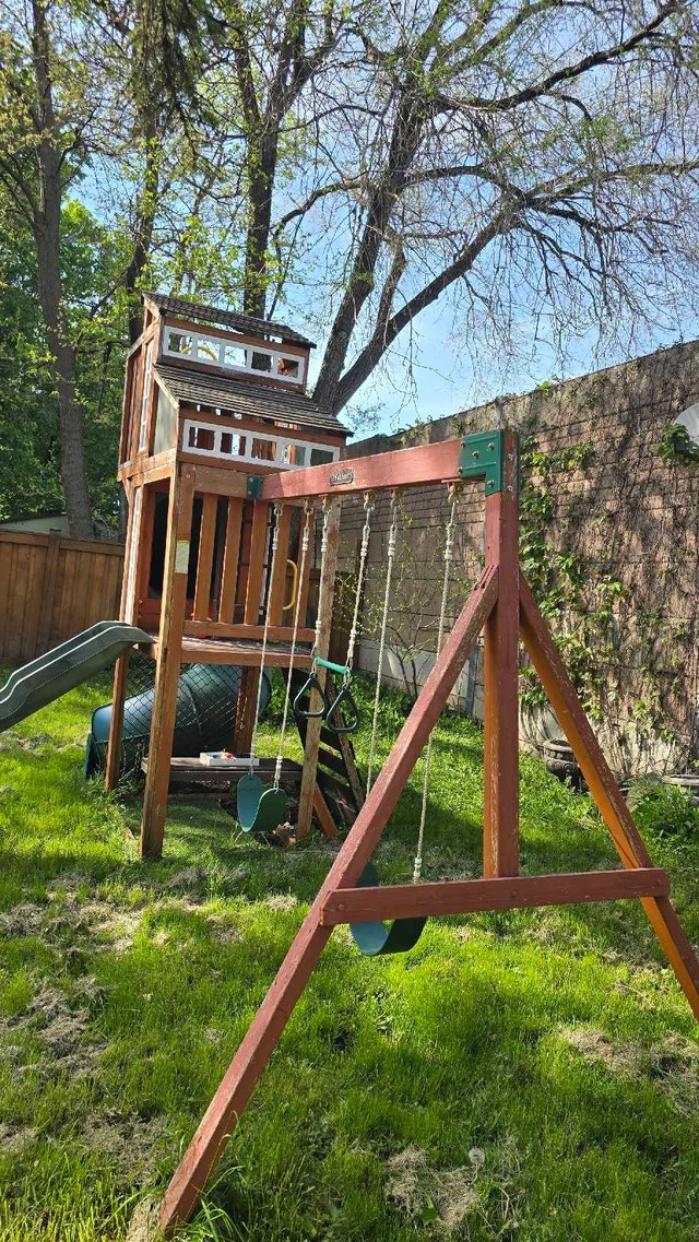 Backyard Swing Set with Slide - photo 3
