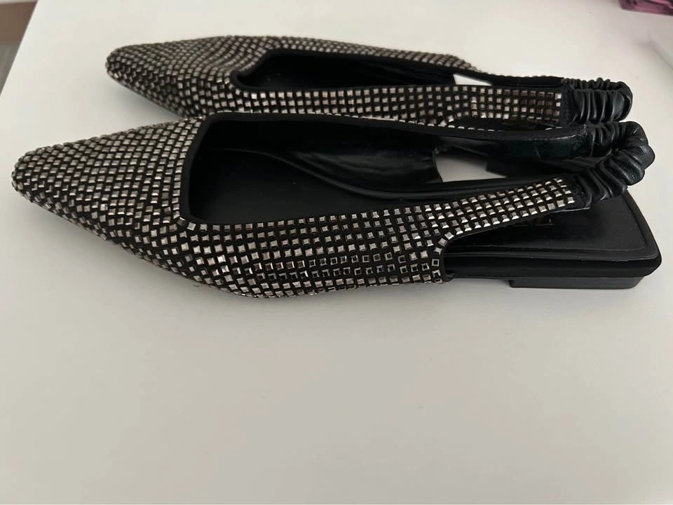 Zara Studded Slingback Flats - photo 2