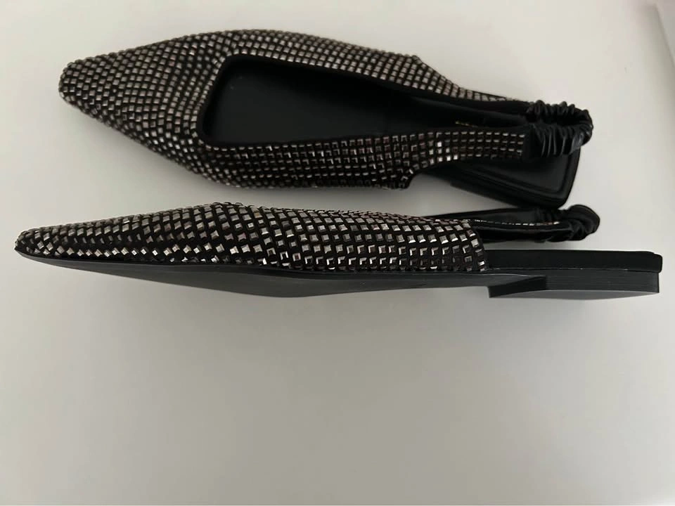 Zara Studded Slingback Flats - photo 3