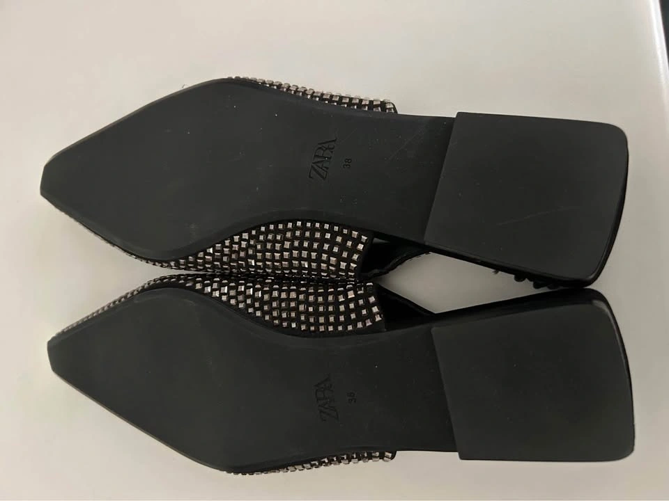 Zara Studded Slingback Flats - photo 5
