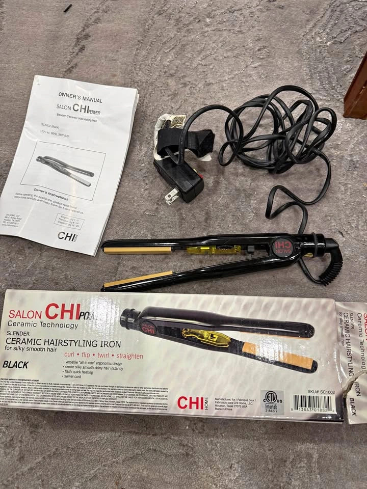 CHI Salon CHI Power Slender Ceramic Hairstyling Iron SC1002
