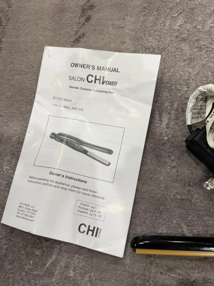 CHI Salon CHI Power Slender Ceramic Hairstyling Iron SC1002 - photo 3