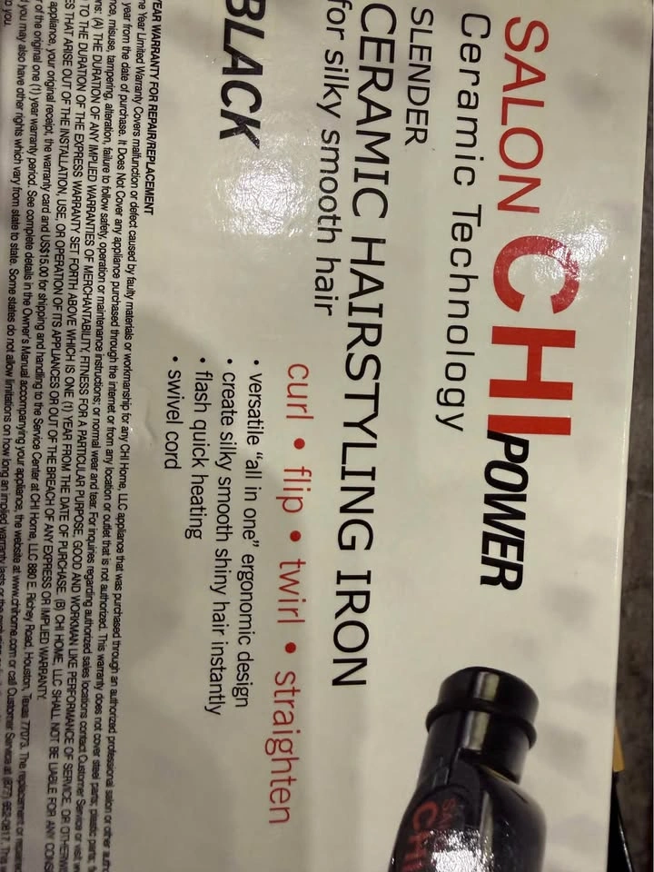 CHI Salon CHI Power Slender Ceramic Hairstyling Iron SC1002 - photo 4