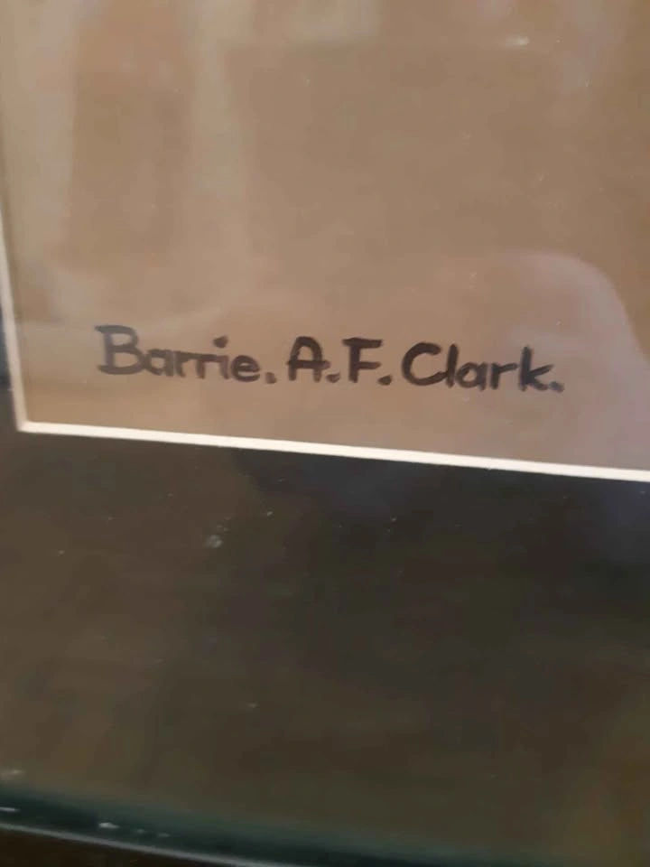 Spitfire by Barrie A.F. Clark Framed Print 46"/29" - photo 4