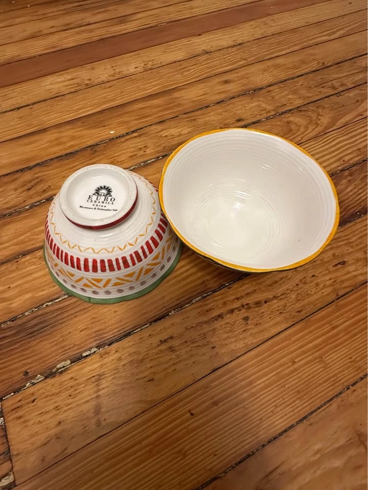 Euro Ceramica Set of 2 Ceramic Bowls. Pickup in Park Slope. - photo 3