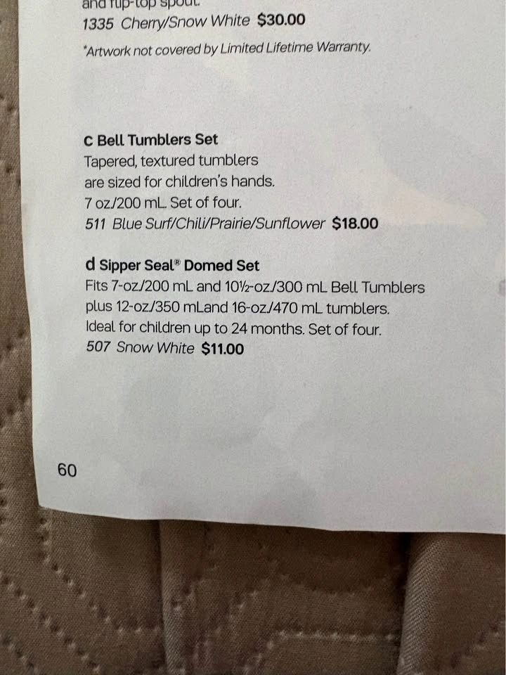 Tupperware Kids size Tumblers with Sippy Seals - photo 2