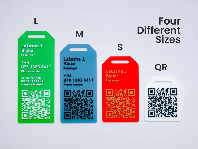 Custom 3D Printed Smart QR Code Tags for Bags, Luggage, etc - photo 2