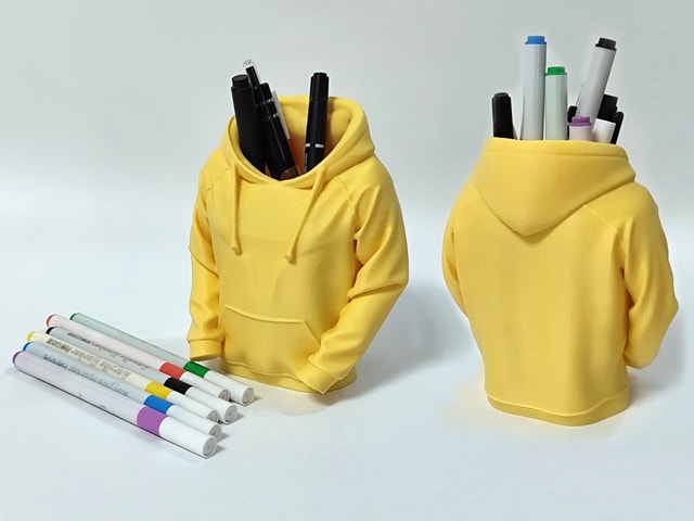 Custom Hoodie Pen Holder – Unique Desk Organizer